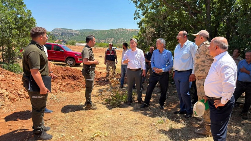 Erzincan'da korkutan arazi yangını - Resim : 1