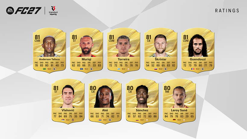 EA SPORTS FC 27, Süper Lig'in en yüksek reytingli isimlerini açıkladı - Resim : 2