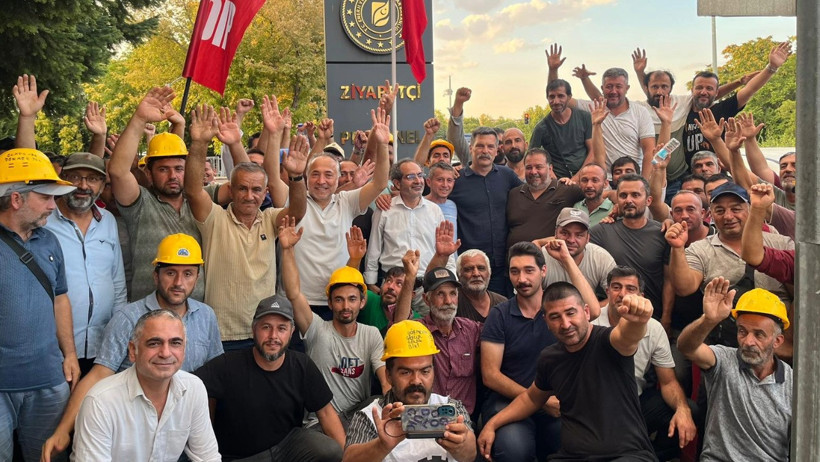 Madencilerin 4,5 aydır sürdürdüğü direniş zaferle son buldu - Resim : 2