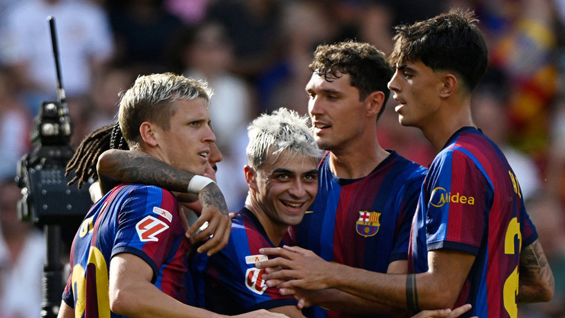 Lamine Yamal şov yaptı, Barcelona deplasmanda gol yağdırdı - Resim : 1