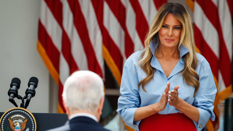 Beyaz Saray'da sarışın skandalı. Trump'ın eşi yasak yerde yakaladı - Resim : 8