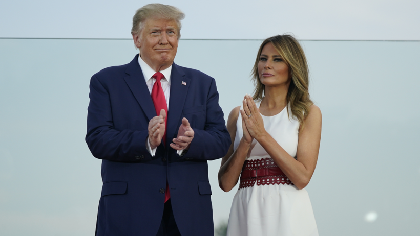 Beyaz Saray'da sarışın skandalı. Trump'ın eşi yasak yerde yakaladı - Resim : 7