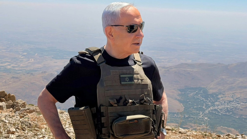 Netanyahu'dan tepki çeken ziyaret: Buradan Akdeniz'e kadar tüm alanı kontrol ediyoruz - Resim : 4