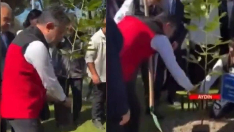 Bakan Yumaklı'nın incir ağacı diktiği görüntüler gündem olunca görevden alındı - Resim : 1