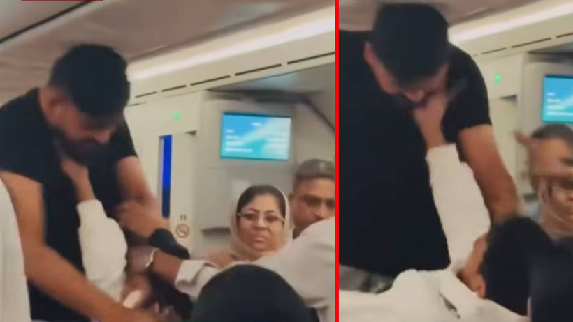 Uçakta dehşet anları! İki yolcu yumruk yumruğa kavga etti - Resim : 3