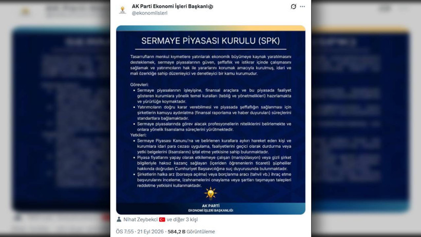 AKP'nin hesabından şok paylaşım. Fon krizi derinleşince geldi - Resim : 1