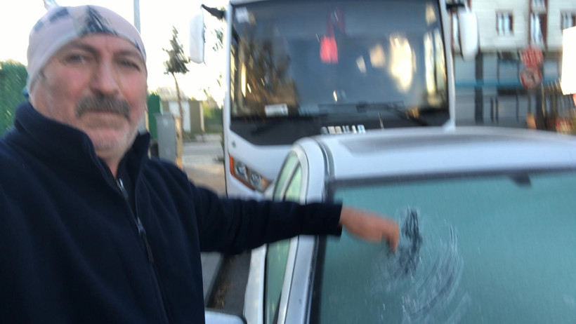 Bir şehrimiz buz tuttu. Eksi 7 derecede ara&ccedil;ların camları dondu - Resim : 4