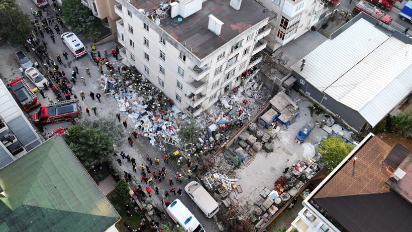 Maltepe'de 7 katlı binada çökme. 3 katı kaçak çıktı - Resim : 3