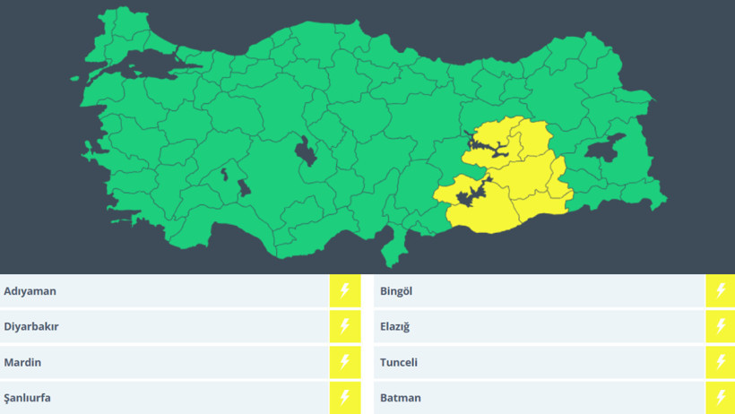 Meteoroloji 8 ili uyardı. Hava sıcaklığı 6 derece birden düşecek - Resim : 1