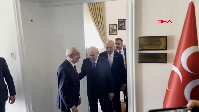 MHP lideri Devlet Bahçeli ile Kemal Kılıçdaroğlu görüştü - Resim : 2