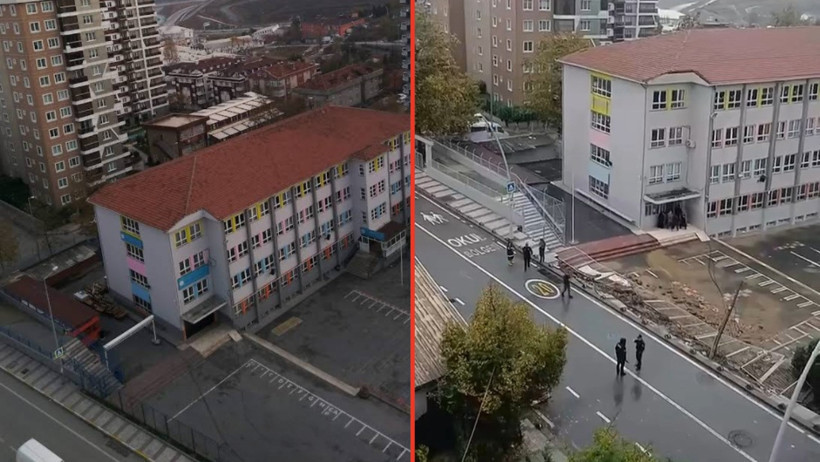 İstanbul'da yağmurda ilkokulun duvarı çöktü. Ya çocuklar teneffüste olsaydı? - Resim : 2