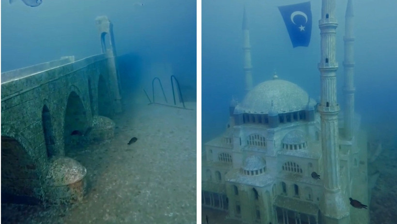 Tarihi yapıların içinden ahtapot ve kalamar yumurtası görüldü - Resim : 1