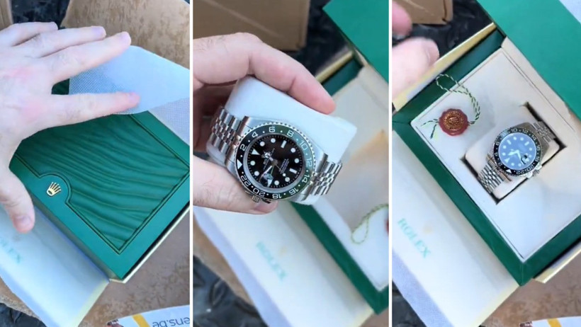 Fransa'da yağmada çöp konteynerinin yanında buldu! Kutuyu açınca Rolex saatle karşılaştı - Resim : 1
