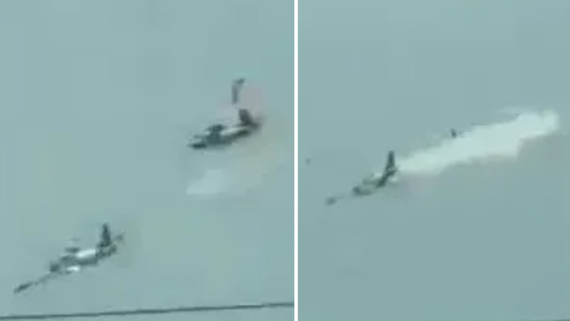 Filipinler'de 2 savaş u&ccedil;ağı havada &ccedil;arpıştı. 4 pilot &ouml;ld&uuml; - Resim : 1
