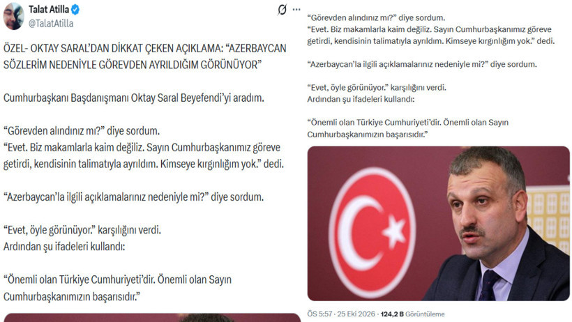 Başdanışman Oktay Saral görevden alındı iddiası. Saray'a yakın 2 isim açıkladı - Resim : 4