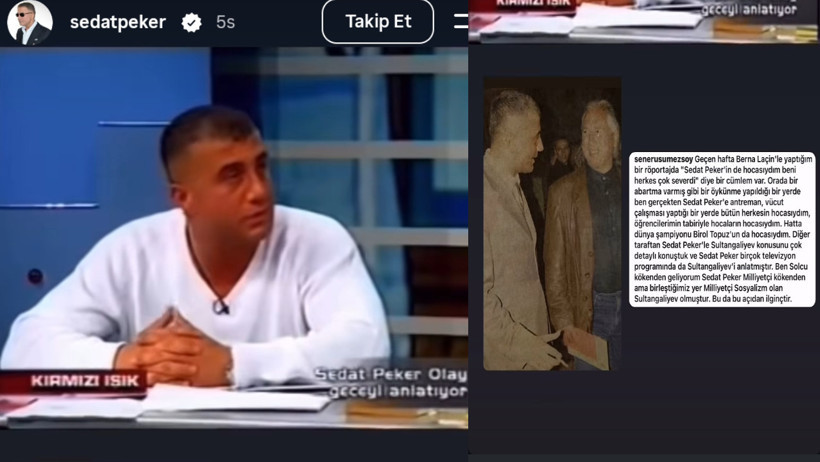 Sedat Peker hocası Şener &Uuml;ş&uuml;mezsoy i&ccedil;in video yayınladı - Resim : 1