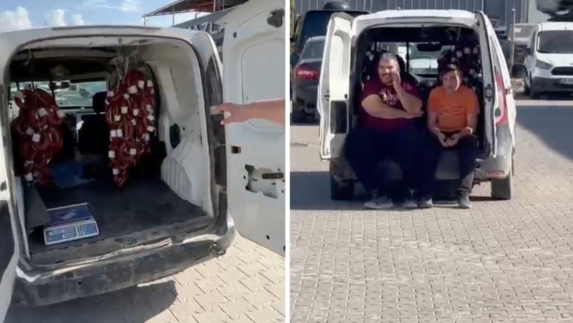 100 kilo sucukla otomobil sahibi oldu - Resim : 1