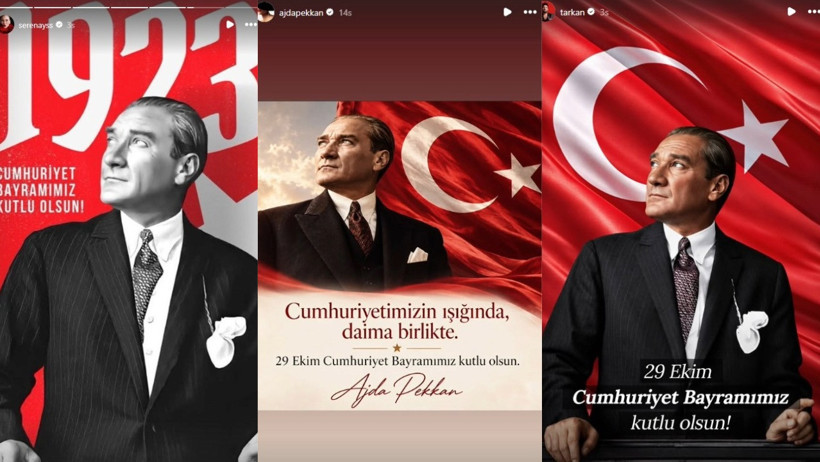 &Uuml;nl&uuml;ler korktu mu? İşte 17 &uuml;nl&uuml; ismin tekd&uuml;ze 29 Ekim paylaşımı - Resim : 1