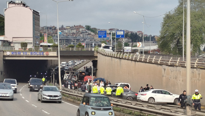 25 araç birbirine girdi: Yaralılar var - Resim : 2