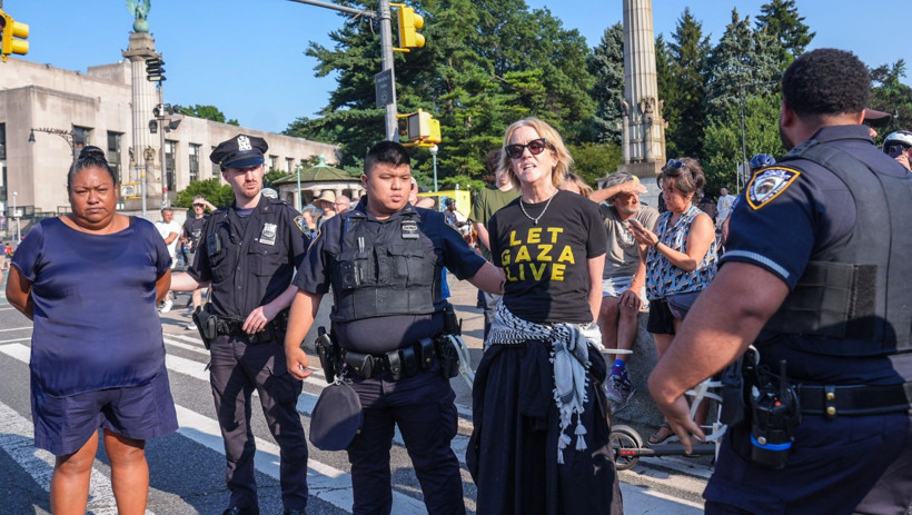 New York'ta Gazze gözaltıları - Resim: 1
