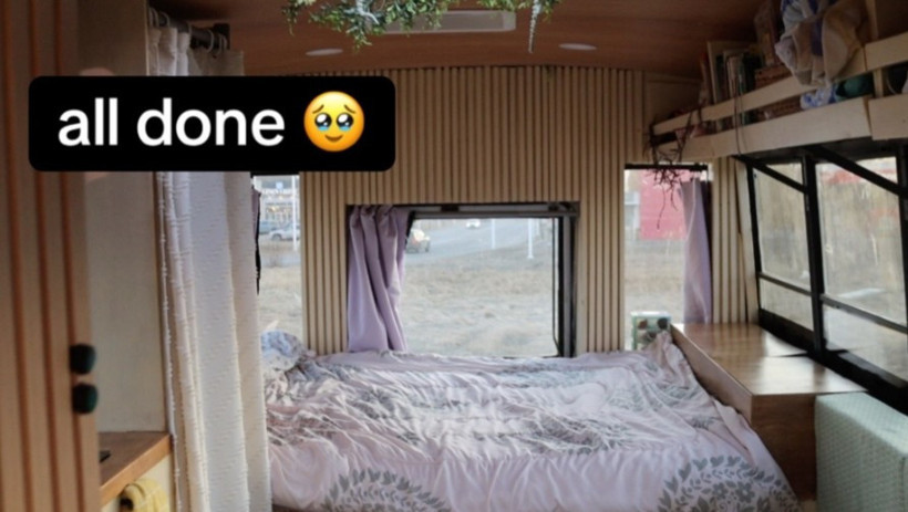 Kira ödemekten bıktı, okul servisini eve çevirdi - Resim : 2