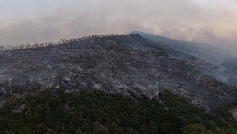 Bir zamanlar yemyeşildi: Bursa'da yanan bölge havadan görüntülendi - Resim: 4