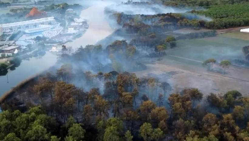 Antalya’da çıkan orman yangınının boyutu gündüz ortaya çıktı - Resim : 1