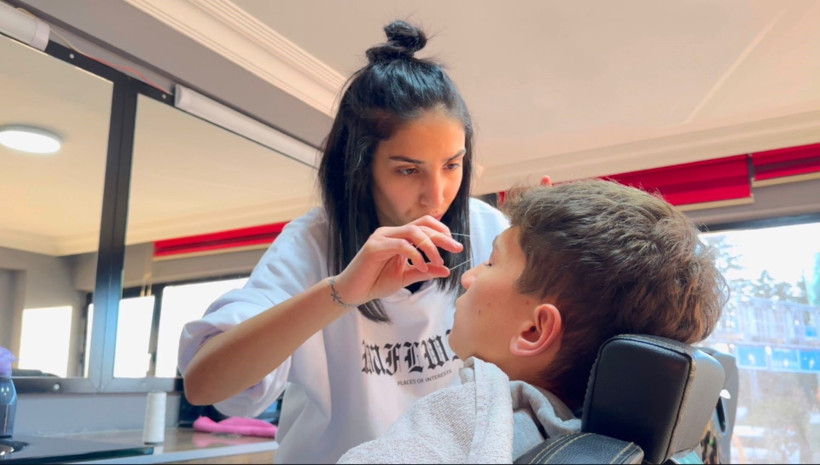 Giresun’un tek kadın erkek kuaförü: "Yapamazsın, bu erkek işidir dediler..." - Resim : 1