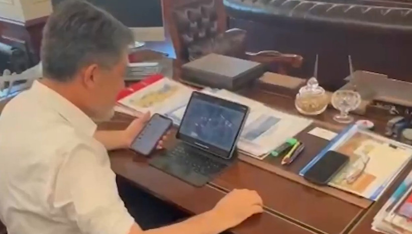 Marmaris'te yakılan ateş, Bayraktar TB2 ile tespit edilip, söndürüldü - Resim : 1