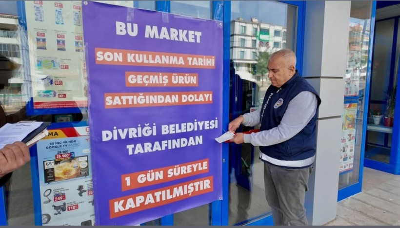 Raflarda tarihi geçmiş ürün skandalı! Zincir market kapatıldı - Resim : 1