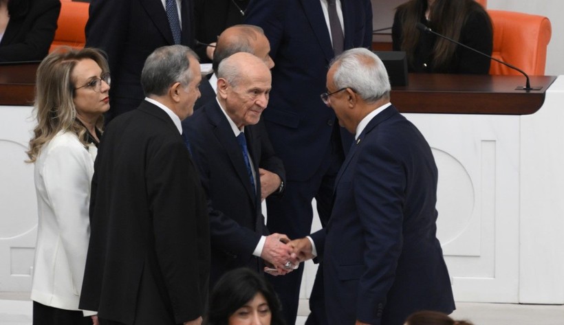 MHP lideri Bahçeli, TBMM Başkanı seçimlerinde oy kullandı - Resim: 4