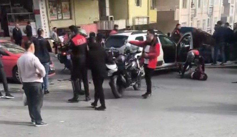 Polisten kaçtı, aracın camları kırılarak etkisiz hale getirildi - Resim: 5