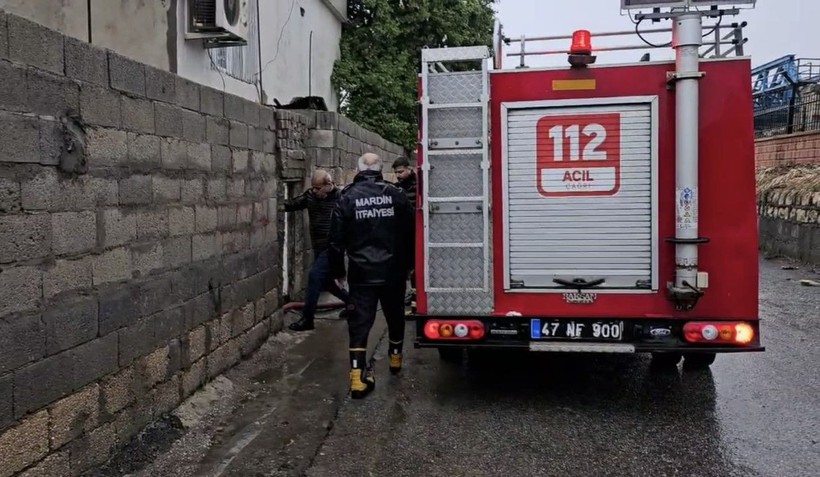 Nusaybin’de sağanak: Cadde ve sokaklar göle döndü - Resim: 4