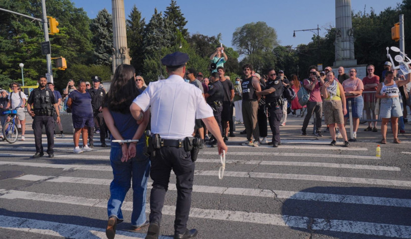 New York'ta Gazze gözaltıları - Resim: 8