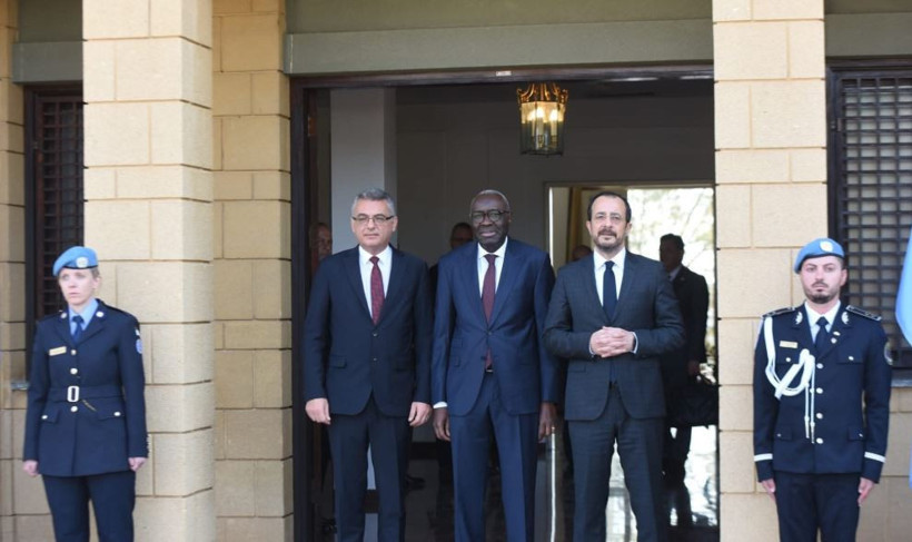 Erhürman ve Hristodulidis ilk kez bir araya geldi - Resim : 1