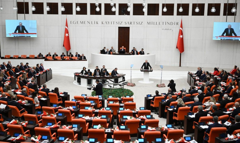 Meclis'teki resepsiyondan çarpıcı kareler - Resim: 50