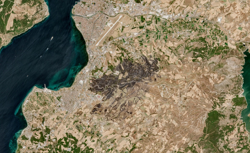 Türkiye'deki yangınların boyutu uydudan görüntülendi - Resim : 2