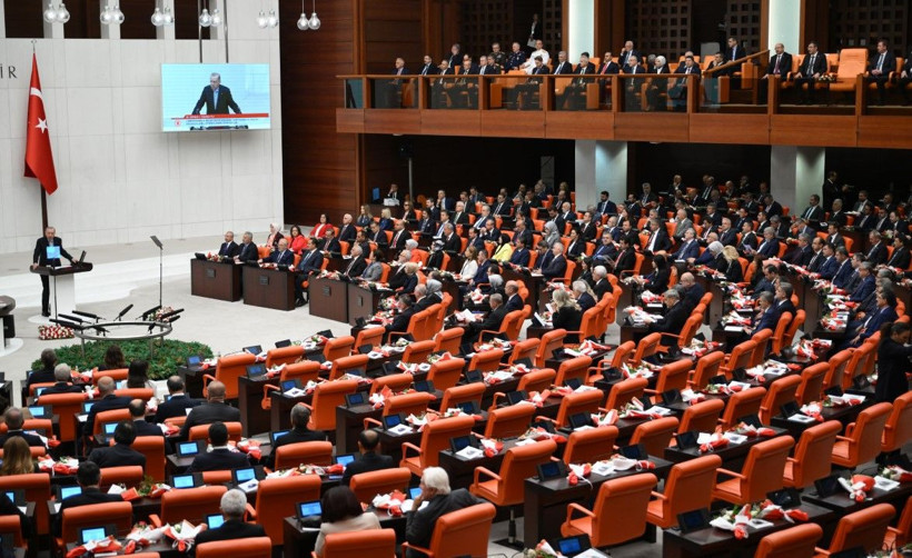 Meclis'teki resepsiyondan çarpıcı kareler - Resim: 54