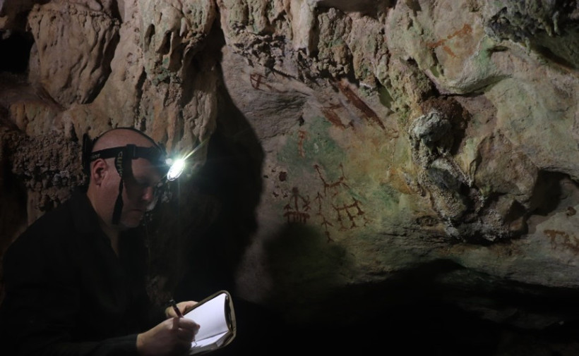 Tarihi keşif: İşte dünyanın en eski kaya resmi - Resim : 1