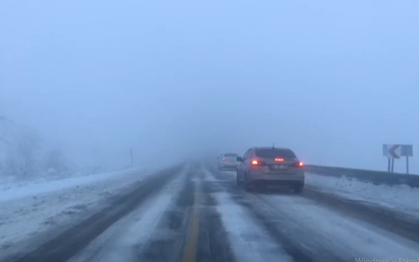 Ardahan'da ulaşıma kar engeli - Resim : 1