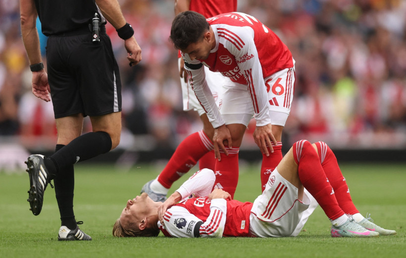 Arsenal’e kötü haber: Saka 4 hafta yok, Odegaard belirsiz - Resim : 1
