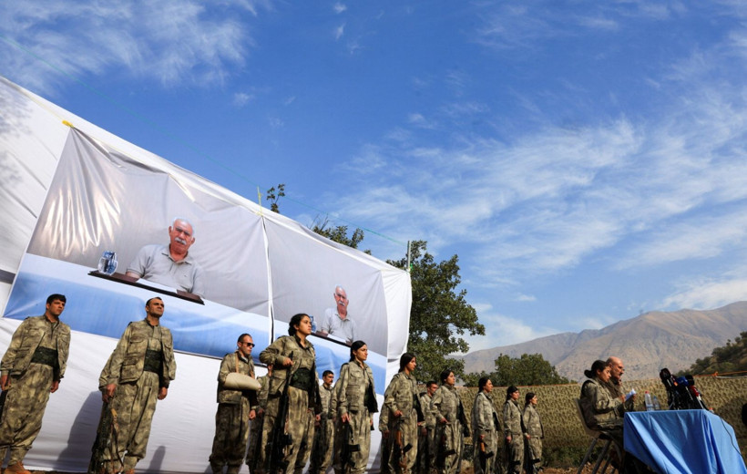 PKK'nın 'çekilme' açıklamasını Reuters görüntüledi - Resim: 1