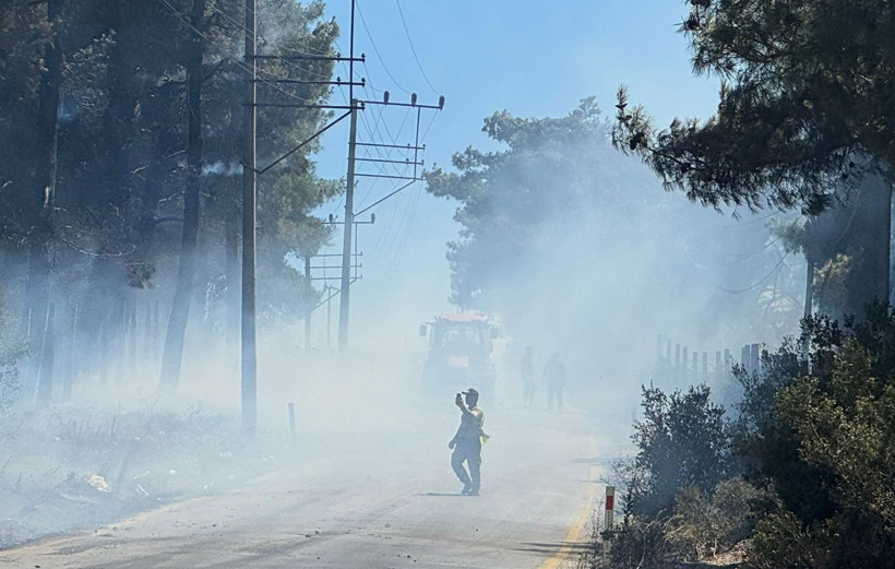 Çanakkale yine yanıyor: Binlerce kişi tahliye edildi - Resim: 1