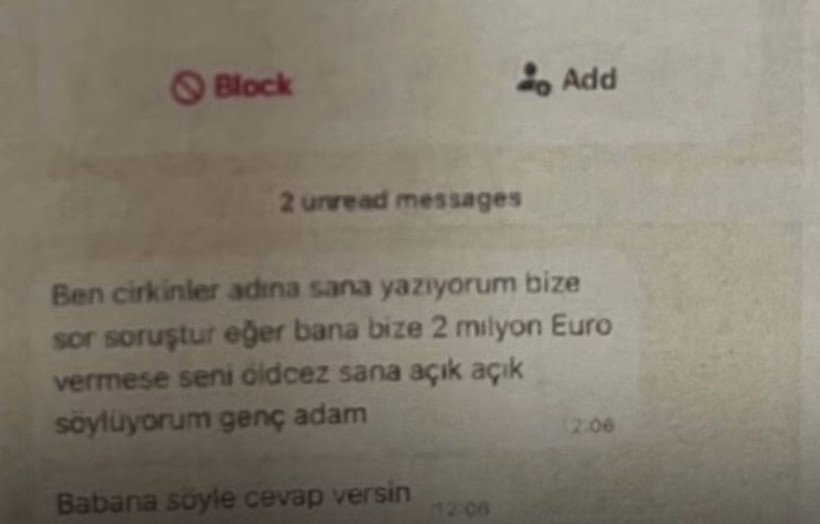 Pırlanta patronlarına kabus yaşattılar. '2 milyon avro ver yoksa oğlunun tabutunu göndeririz' - Resim : 1
