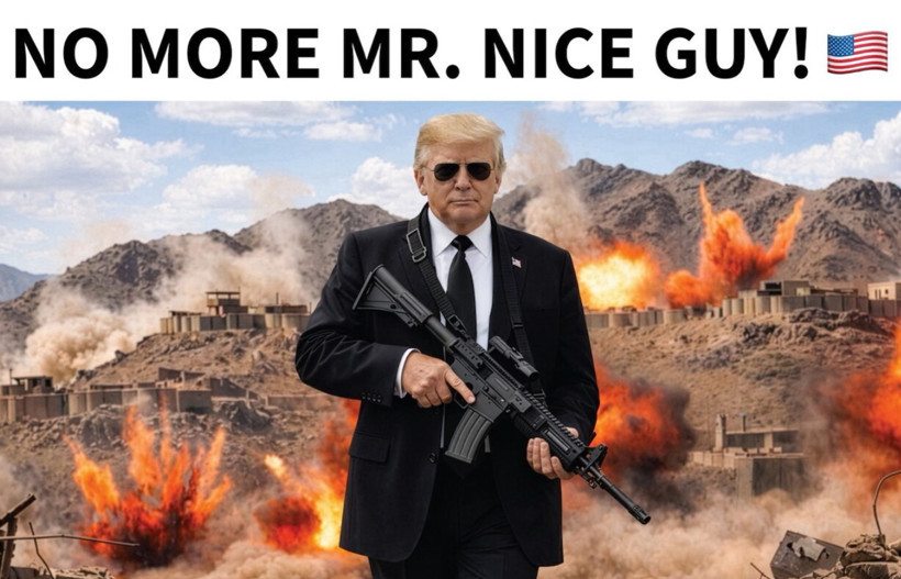 Trump'ın İran'ın teklifine yanıtı 'abluka' oldu: Elinde M-16'yla gözdağı verdi - Resim : 1