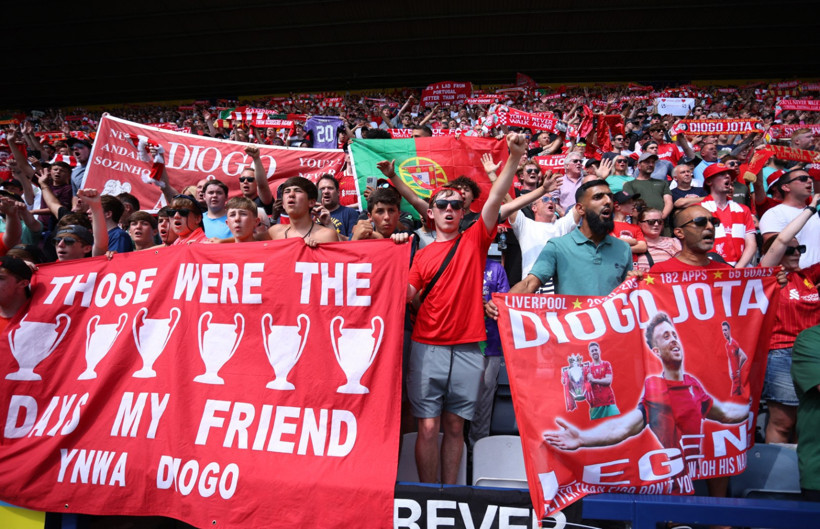 Liverpool, 'Jota'sını unutmadı: İlk maçta duygusal anlar - Resim : 1