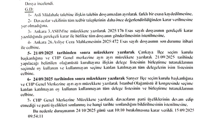 CHP kararının şifreleri - Resim : 1