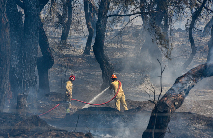 Antalya'da 4 ilçede orman yangını: Evler tahliye edildi - Resim : 9