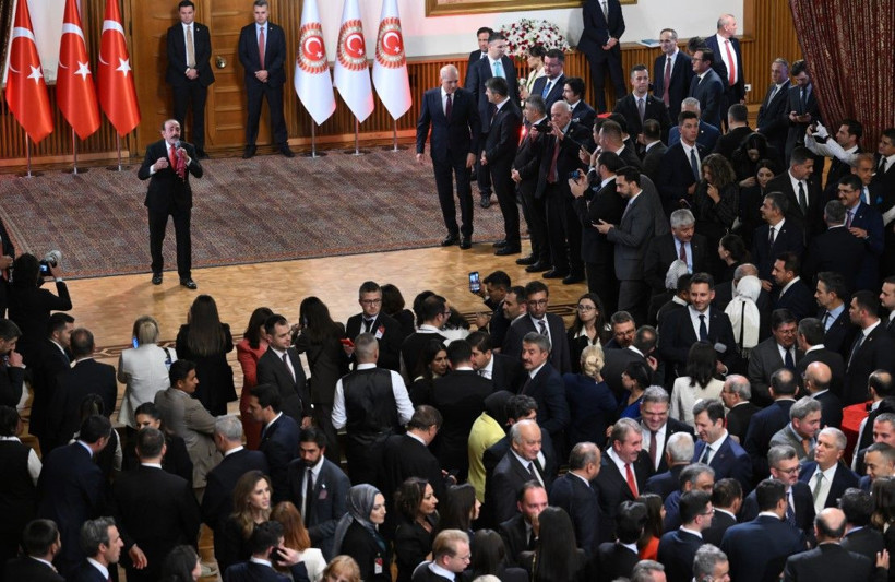 Meclis'teki resepsiyondan çarpıcı kareler - Resim: 26