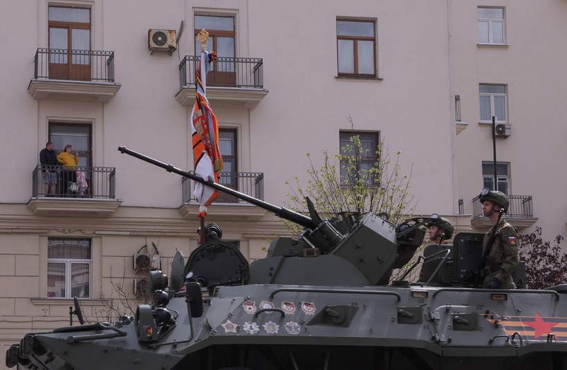 Rusya Zafer Günü'ne hazırlanıyor: Tanklar, savaş uçakları ve askerler Moskova'da - Resim: 21